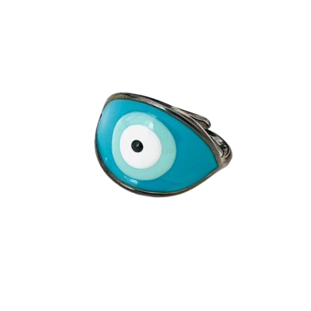 PETROL BLUE EVIL EYE