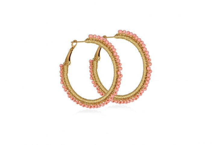 AENAOS HOOPS PINK – A Jewel Made in Greece