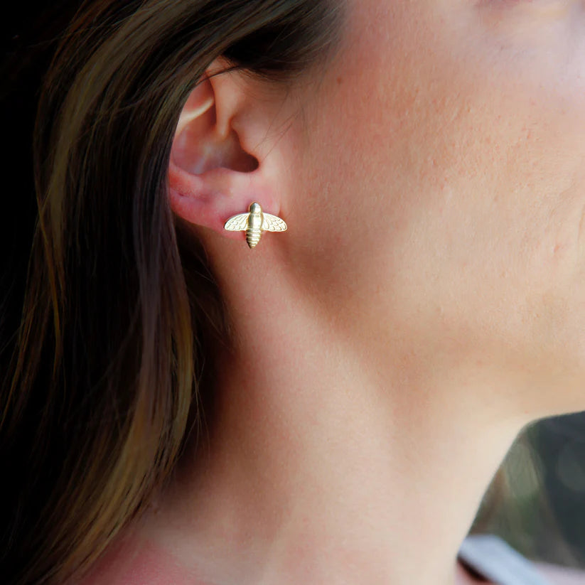 BEE STUD EARRINGS