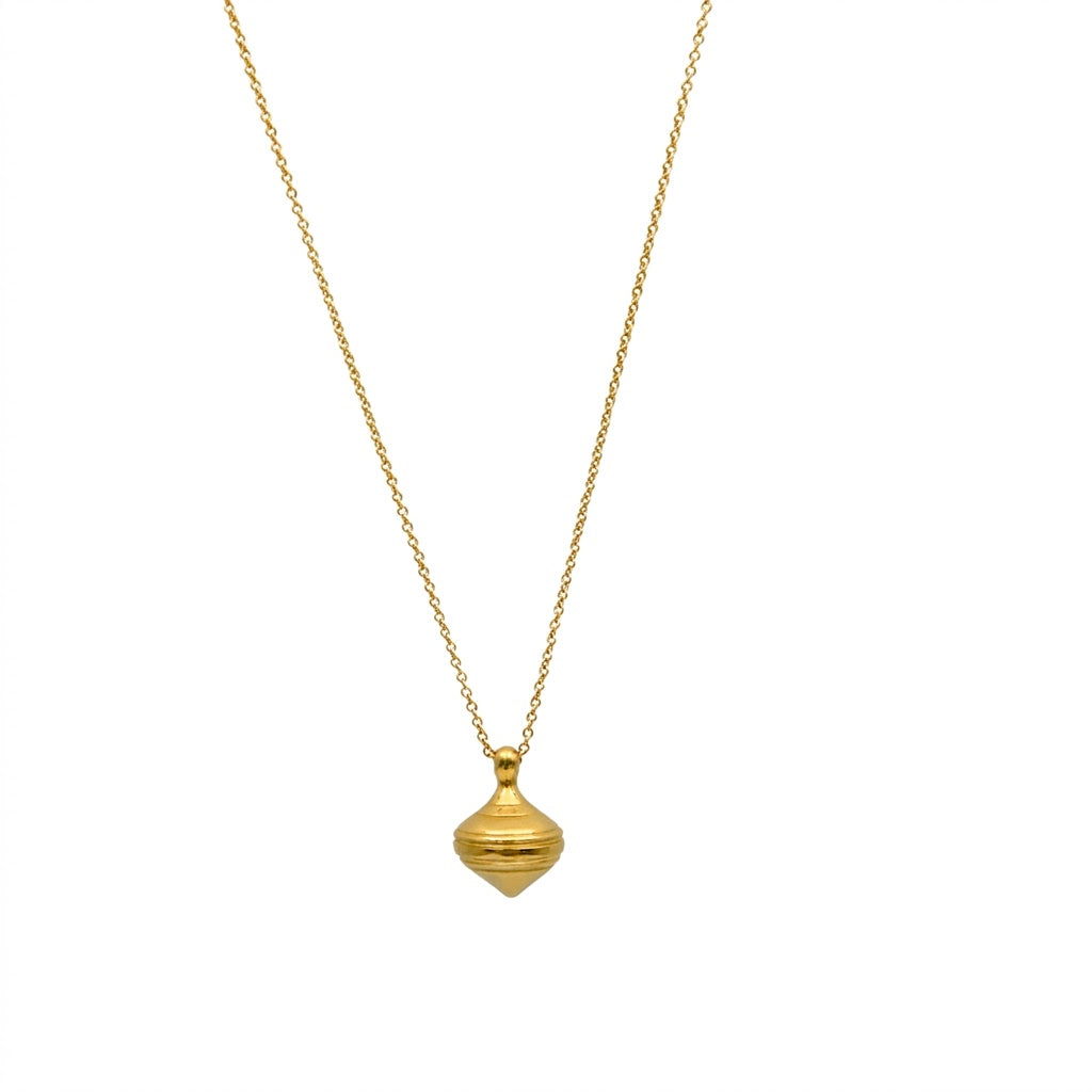 3D SPINNING TOP NECKLACE