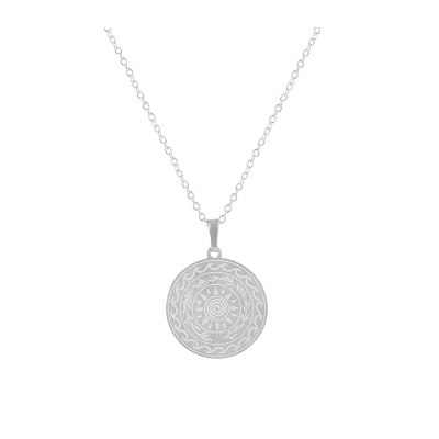 CYCLOS NECKLACE - PLATINUM PLATED