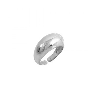 Dome Ring - Platinum Plated