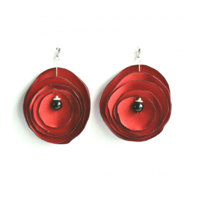 BLOSSOMING IN RED (EARRINGS) / EXCLUSIVE COLLECTION